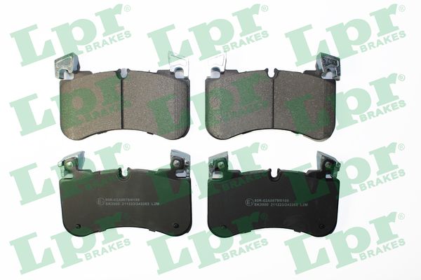 Jeu de 4 plaquettes de frein avant LPR 05P2263 - OtoParts.ma