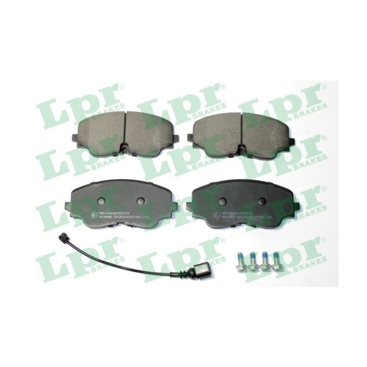 Jeu de 4 plaquettes de frein avant LPR 05P2270A - OtoParts.ma