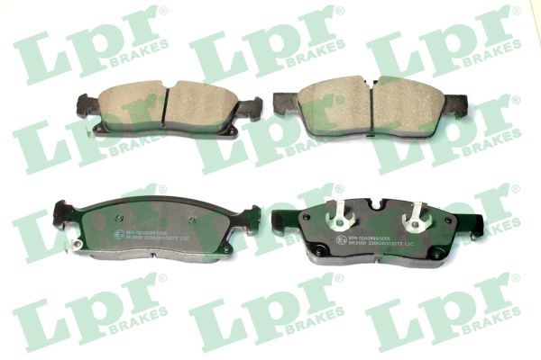 Jeu de 4 plaquettes de frein avant LPR 05P2272 - OtoParts.ma