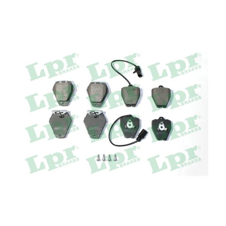 Jeu de 4 plaquettes de frein avant LPR 05P2297 - OtoParts.ma