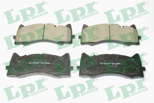 Jeu de 4 plaquettes de frein avant LPR 05P2299 - OtoParts.ma