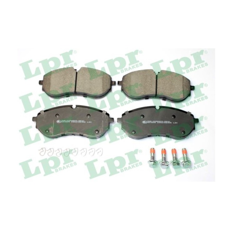 Jeu de 4 plaquettes de frein avant LPR 05P2308 - OtoParts.ma