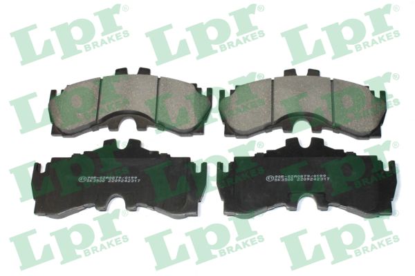 Jeu de 4 plaquettes de frein avant LPR 05P2317 - OtoParts.ma