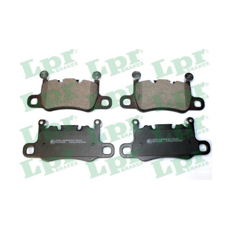 Jeu de 4 plaquettes de frein arrière LPR 05P2322 - OtoParts.ma