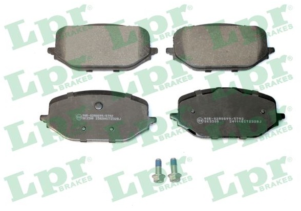 Jeu de 4 plaquettes de frein avant LPR 05P2328