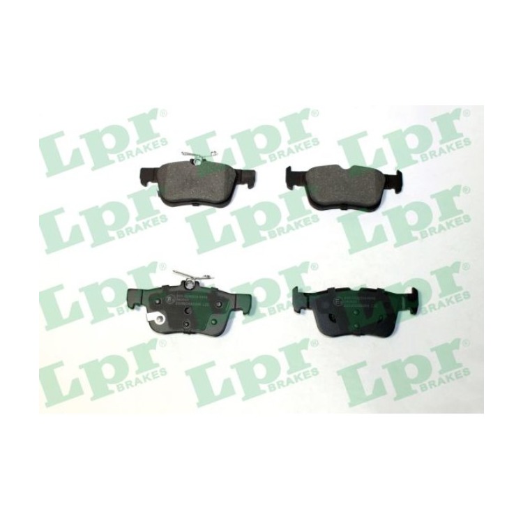 Jeu de 4 plaquettes de frein arrière LPR 05P2356 - OtoParts.ma