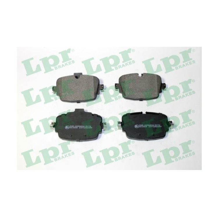 Jeu de 4 plaquettes de frein arrière LPR 05P2359 - OtoParts.ma