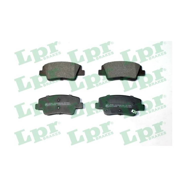 Jeu de 4 plaquettes de frein avant LPR 05P2361 - OtoParts.ma