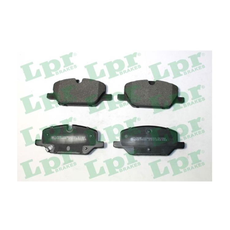 Jeu de 4 plaquettes de frein avant LPR 05P2366 - OtoParts.ma