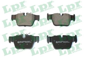 Jeu de 4 plaquettes de frein arrière LPR 05P2369 - OtoParts.ma