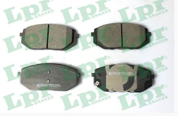 Jeu de 4 plaquettes de frein avant LPR 05P2375
