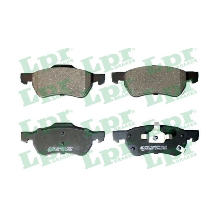 Jeu de 4 plaquettes de frein avant LPR 05P2385 - OtoParts.ma