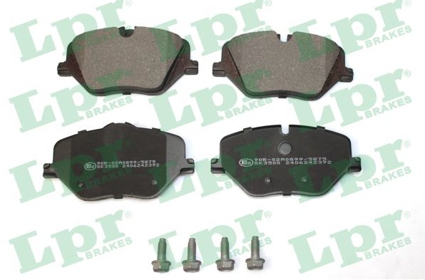 Jeu de 4 plaquettes de frein avant LPR 05P2392 - OtoParts.ma