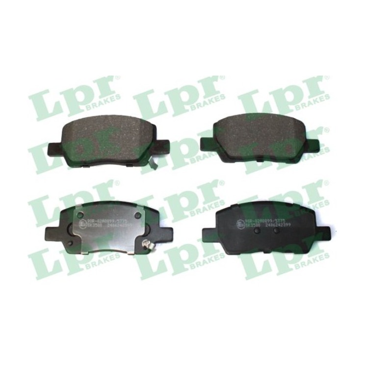 Jeu de 4 plaquettes de frein avant LPR 05P2399 - OtoParts.ma