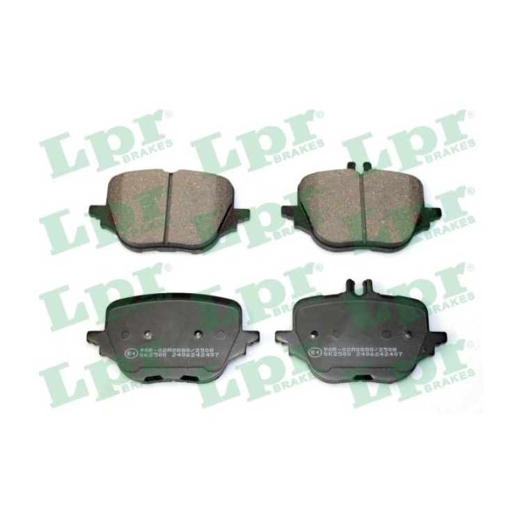 Jeu de 4 plaquettes de frein arrière LPR 05P2407 - OtoParts.ma
