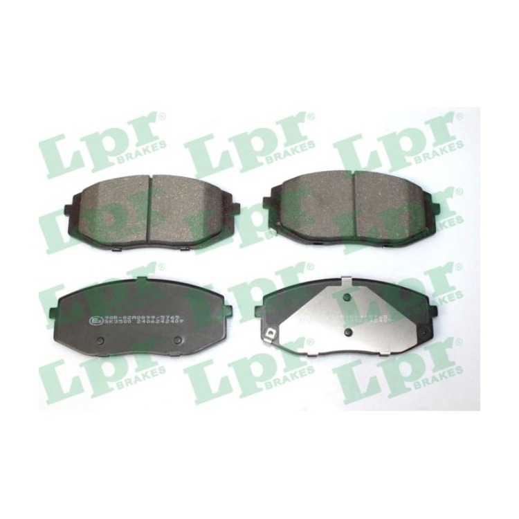 Jeu de 4 plaquettes de frein avant LPR 05P2409