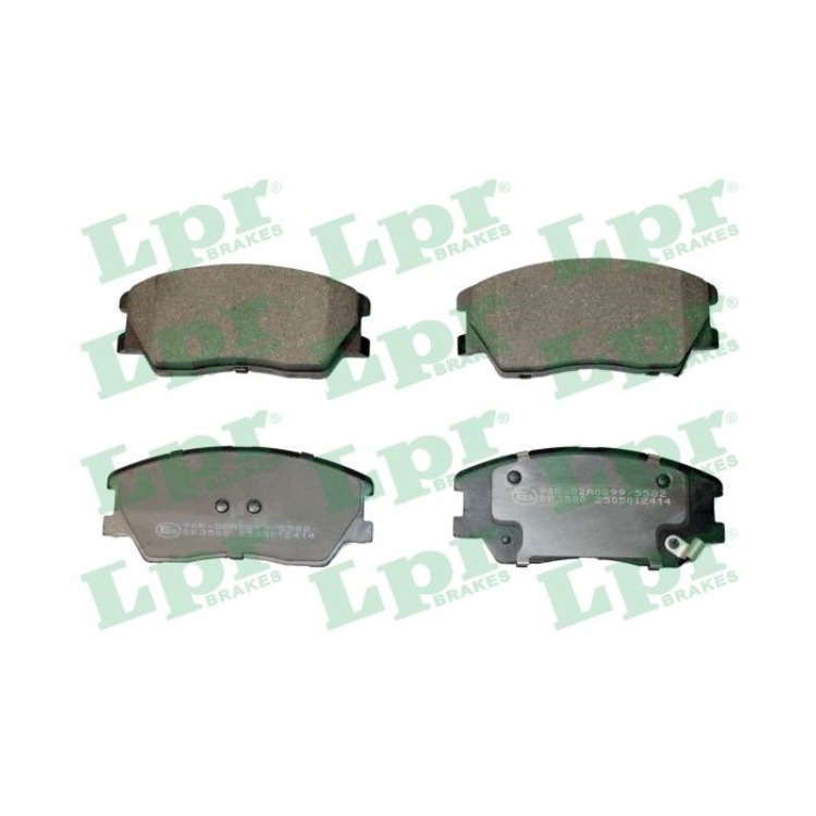 Jeu de 4 plaquettes de frein avant LPR 05P2414