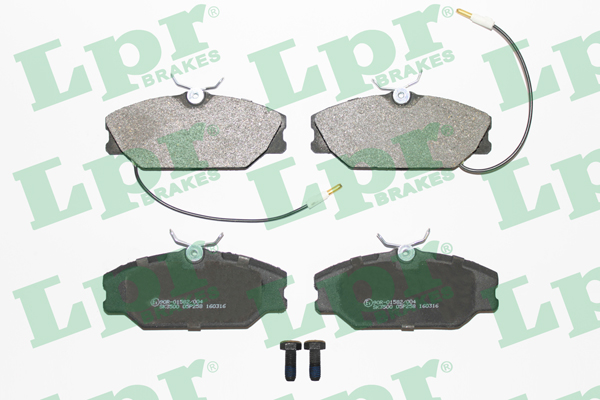 Jeu de 4 plaquettes de frein avant LPR 05P258 - OtoParts.ma