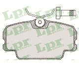 Jeu de 4 plaquettes de frein avant LPR 05P273 - OtoParts.ma