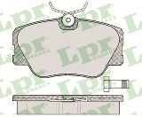 Jeu de 4 plaquettes de frein avant LPR 05P280 - OtoParts.ma