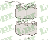 Jeu de 4 plaquettes de frein avant LPR 05P282 - OtoParts.ma