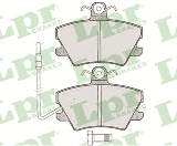 Jeu de 4 plaquettes de frein avant LPR 05P285 - OtoParts.ma