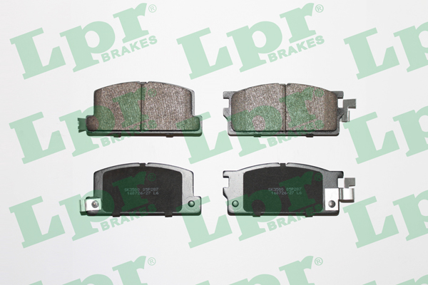 Jeu de 4 plaquettes de frein avant LPR 05P287 - OtoParts.ma