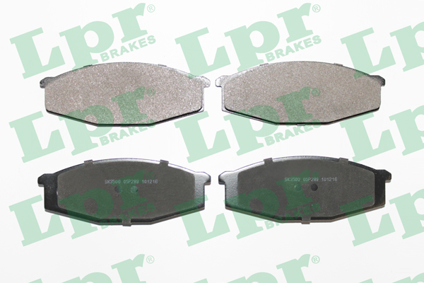 Jeu de 4 plaquettes de frein avant LPR 05P289 - OtoParts.ma
