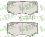 Jeu de 4 plaquettes de frein avant LPR 05P292 - OtoParts.ma