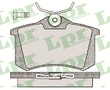 Jeu de 4 plaquettes de frein arrière LPR 05P294 - OtoParts.ma