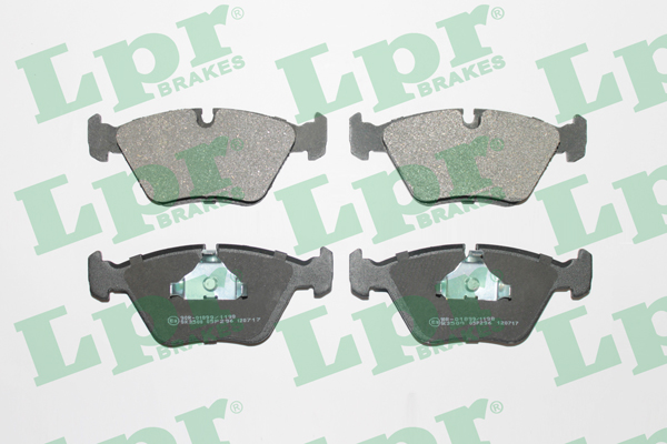 Jeu de 4 plaquettes de frein avant LPR 05P296 - OtoParts.ma