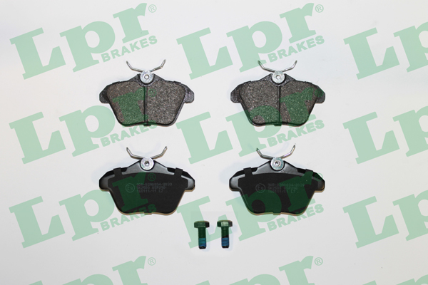 Jeu de 4 plaquettes de frein arrière LPR 05P298 - OtoParts.ma