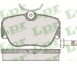 Jeu de 4 plaquettes de frein avant LPR 05P302 - OtoParts.ma