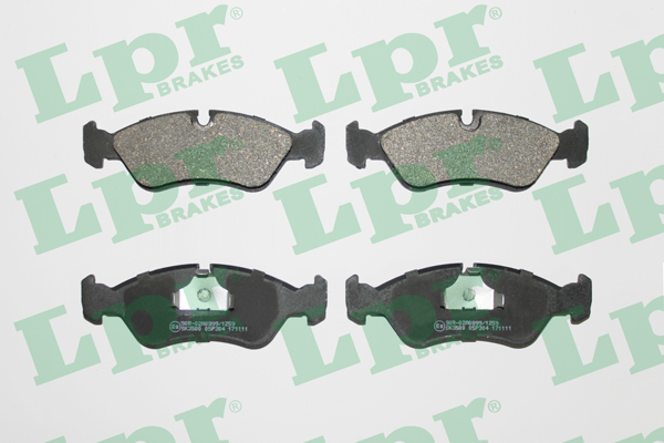 Jeu de 4 plaquettes de frein avant LPR 05P304 - OtoParts.ma