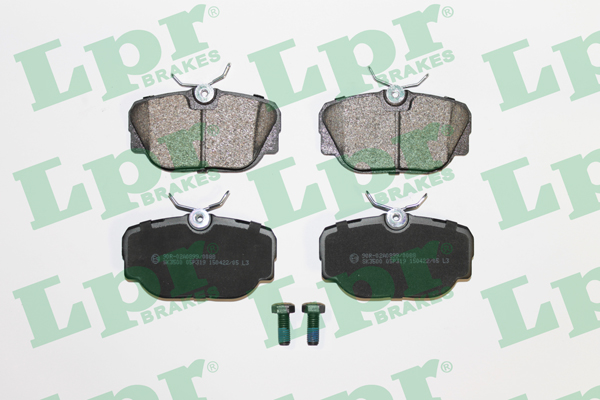 Jeu de 4 plaquettes de frein avant LPR 05P319 - OtoParts.ma