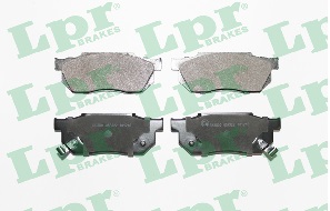 Jeu de 4 plaquettes de frein avant LPR 05P322 - OtoParts.ma