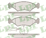 Jeu de 4 plaquettes de frein avant LPR 05P327 - OtoParts.ma