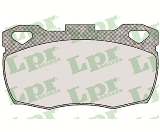 Jeu de 4 plaquettes de frein avant LPR 05P332 - OtoParts.ma