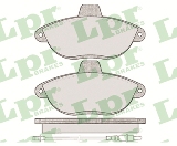 Jeu de 4 plaquettes de frein avant LPR 05P346 - OtoParts.ma
