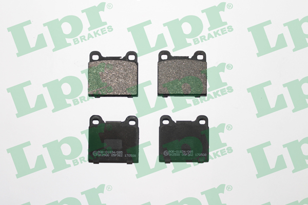 Jeu de 4 plaquettes de frein arrière LPR 05P362 - OtoParts.ma