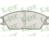 Jeu de 4 plaquettes de frein avant LPR 05P364 - OtoParts.ma