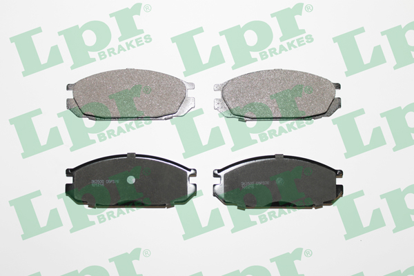 Jeu de 4 plaquettes de frein avant LPR 05P376 - OtoParts.ma