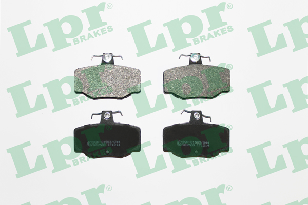 Jeu de 4 plaquettes de frein arrière LPR 05P387 - OtoParts.ma