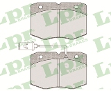 Jeu de 4 plaquettes de frein avant LPR 05P388 - OtoParts.ma