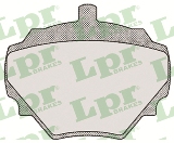 Jeu de 4 plaquettes de frein arrière LPR 05P392 - OtoParts.ma