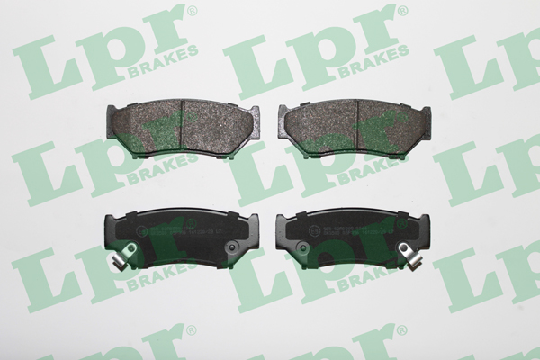 Jeu de 4 plaquettes de frein avant LPR 05P396 - OtoParts.ma