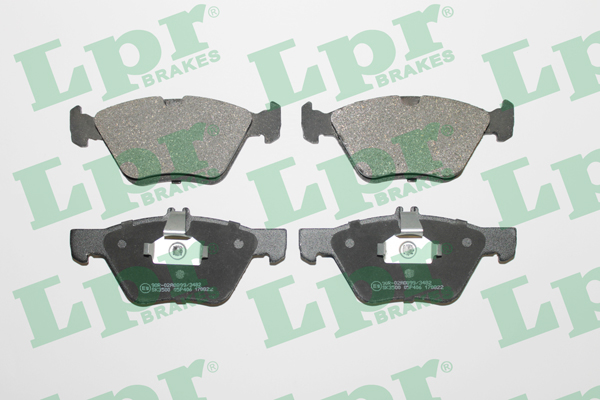 Jeu de 4 plaquettes de frein avant LPR 05P406 - OtoParts.ma