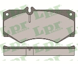 Jeu de 4 plaquettes de frein avant LPR 05P408 - OtoParts.ma