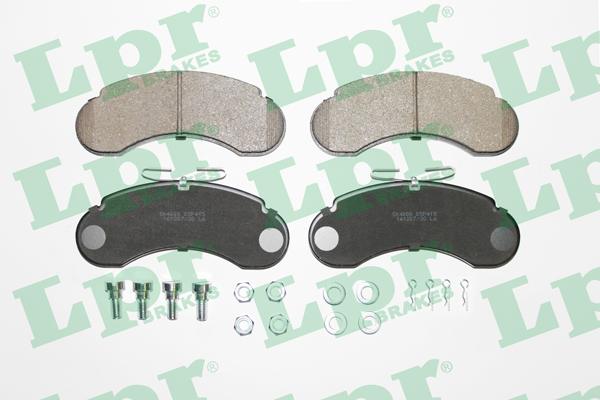 Jeu de 4 plaquettes de frein avant LPR 05P415 - OtoParts.ma