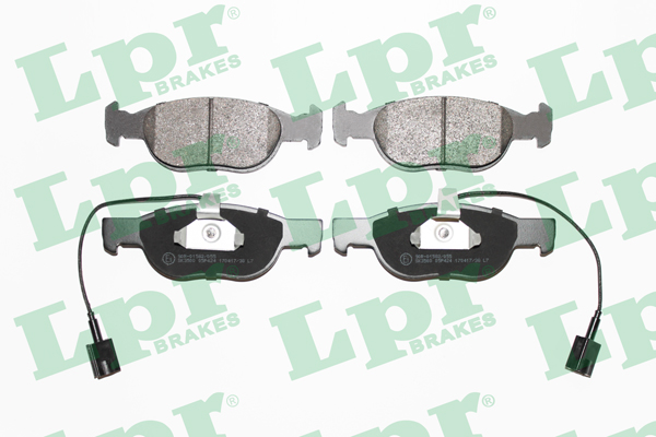 Jeu de 4 plaquettes de frein avant LPR 05P424 - OtoParts.ma